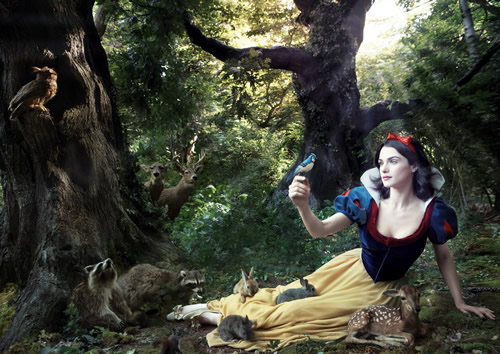 I love this picture of RachelWeisz as Snow White
